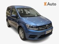 Käytetty VW Caddy Trendline 150 HP (110 kW) 2018 Sininen Tila-auto