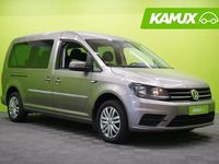 Käytetty VW Caddy Maxi Trendline 139 HP (102 kW) 2018 Keltainen / beige Tila-auto