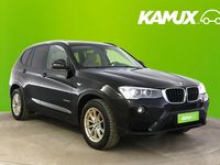 Käytetty BMW X3 Shadowline 190 HP (139 kW) 2016 Musta Katumaasturi