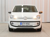 käytetty VW up! up! white1,0 55 kW (75 hv) BlueMotion Technology 4-ov ** 1.om Suomi-auto / Vakkari / Navi / Lohko+sisäp / P.tutka **
