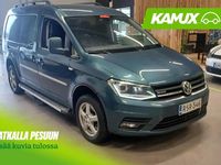 Käytetty VW Caddy Maxi 122 HP (89 kW) 2017 Vihreä Tila-auto