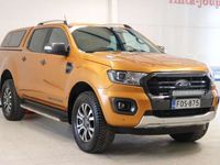 käytetty Ford Ranger Double Cab 2,0 TDCi 213 hp A10 4x4 Wildtrak N2G - ALV, Tehdastakuu, 5-paikkainen KKA, Webasto, Lavakate, Lisävalot, Vetokoukku, Navigointi, Suomi-auto, Neliveto jne.