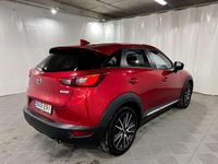 käytetty Mazda CX-3 1,5 (105 hv) SKYACTIV-D AWD 6AT EV2 Luxury Plus. P-tutka. Hud. Navi. Nahat. Bt. Kats. 1/2025.