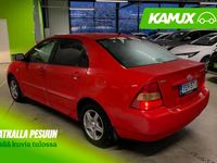 Käytetty Toyota Corolla 97 HP (71 kW) 2002 Punainen Sedan