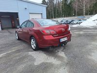 käytetty Mazda 6 Sedan 2,0 Elegance 6MT 4ov UD2 - 3kk lyhennysvapaa - Vetokoukku, Aut. Ilmastointi, Huoltokirja, 2x renkaat, lohkolämmitin+sisäpistoke - Ilmainen kotiintoimitus!