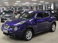 Käytetty Nissan Juke Acenta 116 HP (85 kW) 2015 Sininen Katumaasturi