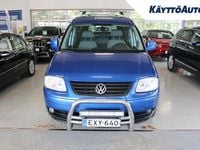 Käytetty VW Caddy 105 HP (77 kW) 2009 Sininen Tila-auto