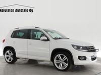 käytetty VW Tiguan R-Line / Katsastettu ja huollettu 4/2024 / Webasto / Vetokoukku / Rahoitus alk. 1,99% korolla /