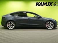 käytetty Tesla Model 3 Performance Dual Motor AWD // Tulossa myyntiin / Parannettu autopilot / Lasi