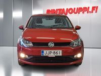 Käytetty VW Polo Trendline 75 HP (55 kW) 2015 Punainen Viistoperä