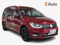 Käytetty VW Caddy Maxi Trendline 102 HP (75 kW) 2016 Punainen Tila-auto