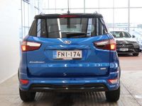 käytetty Ford Ecosport 1,0 EcoBoost 125hv A6 ST-Line 5-ovinen - 3kk lyhennysvapaa - 1-om. Suomi-auto, ST-Line, Vakkari, Peruutuskamera, Nahka/Alcantara, Merkkihuollettu yms. - Ilmainen kotiintoimitus! - J. autoturva