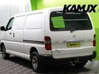 käytetty Toyota HiAce 2,5 D-4D 4WD 117 5ov pitkä / Juuri Tullut! / Suomi-Auto! / Ilmastointi / Koukku / Läpijuostava / Huo