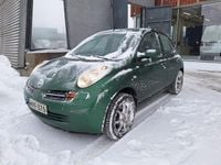Käytetty Nissan Micra 88 HP (64 kW) 2003 Vihreä Viistoperä