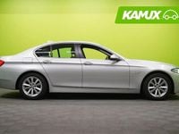 Käytetty BMW 518 150 HP (110 kW) 2015 Hopea / harmaa Sedan