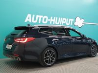 käytetty Kia Optima 1,6 CRDi Business Luxury GT-Line SW Aut. ** Juuri tullut / Nahat muistilla / Adapt.Vakkari / Kaistallapitoavustin / H&K / 360-Kamera / Kattoluukku / LED / Sähkökontti **