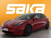 käytetty Tesla Model 3 Performance ** Juuri tullut / ILP / PremiumSound / Lasikatto / Valkoiset Nahat / Premium Connectivity / Ratinlämmitin **