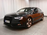 käytetty Audi A5 Sportback Business Sport 2,0 TFSI 165 kW quattro S tronic S-LINE ** Suomi-auto / Nahka-alcantara / Lohko + sisä **