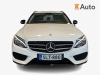 käytetty Mercedes C180 T A AMG Premium Edition ** Sähköpenkki 3 muistilla Navi Bluetooth Aut. Ilmastointi **