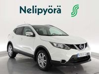 käytetty Nissan Qashqai dCi 130 Business 360 2WD 6M/T Leather - Vetokoukku, 360 Kamera, Avaimeton kulku ja käynnistys, Nahkasisusta, Lohkolämmitin sisäpuhaltimella ym!