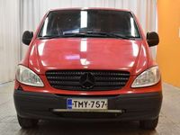 käytetty Mercedes Vito 115CDI keskipitkä A2 A / PA-lämmitin / Vetokoukku / Vakkari / Kahdet renkaat /