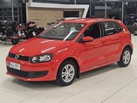 Käytetty VW Polo Trendline 69 HP (50 kW) 2014 Punainen Viistoperä