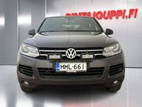 käytetty VW Touareg 3,0 V6 TDI 176 kW (240 hv) 4MOTION BlueMotion Technology Tiptronic-automaatti - 3kk lyhennysvapaa - Nahat, Ilmastointi, Koukku, Juuri huollettu! - Ilmainen kotiintoimitus! - J. autoturva