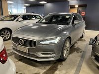 käytetty Volvo V90 D4 AWD Inscription aut ** 1-Om Suomi-auto / Lisälämmitin / ACC / Ruskeat nahat / VOC / Kamera / Koukku / FULL-LED **