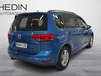 Käytetty VW Touran Edition 150 HP (110 kW) 2017 Sininen Tila-auto