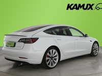 käytetty Tesla Model 3 Performance Dual Motor AWD / Tulossa myyntiin / Autopilot / Sentry mode / Premium-audio /