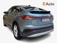 Käytetty Audi Q4 Sportback e-tron Advanced Plus 125 kW (170 HP) 2022 Sininen Katumaasturi