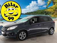 käytetty Ford Grand C-Max 1,0 EcoBoost 125 hv Start/Stop Edition M6 5-ovinen * 1-Om. Suomi-auto / Koukku / Lohkolämmitin / Merkkihuollot * - *OSTA NYT, MAKSA KESÄKUUSSA!* -