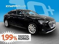Käytetty Audi e-tron Sportback S-Line 300 kW (408 HP) 2020 Musta Katumaasturi