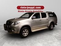 käytetty Toyota HiLux Double Cab 3,0 D-4D 171 4WD SR aut. - Webasto, ilmastointi, vakionopeudensäädin, kova lavakate