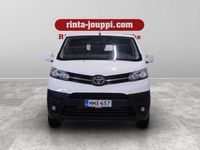 käytetty Toyota Proace Compact 2,0 D 120 - Webasto, Vetokoukku, Tutkat, Osanahkaverhoilu, Vaneroinnit, Liukuoven ikkuna, Takalasien ikkunat, Bluetooth, Suomi-auto