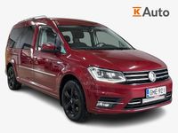 Käytetty VW Caddy Maxi Trendline 102 HP (75 kW) 2016 Punainen Tila-auto