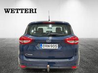 Käytetty Ford C-MAX Titanium 120 HP (88 kW) 2017 Sininen Tila-auto
