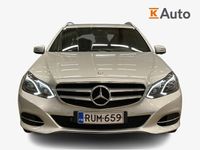 käytetty Mercedes E220 BlueTec T A Business Ledit, tutkat, hyvällä huoltohistorilla