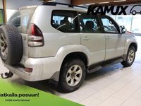 käytetty Toyota Land Cruiser // Juuri katsastettu / Kattoluukku / Nahkasisusta / Lohko & Sisäpistoke //