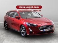 käytetty Ford Focus 1,5 TDCi EcoBlue 120hv A8 Titanium Wagon - Automaatti farkku, Webasto kaukokäytöllä, Merkkihuollettu, Siisti ja taloudellinen