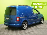 Käytetty VW Caddy 102 HP (75 kW) 2015 Sininen Tila-auto