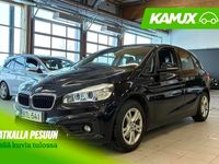 Käytetty BMW 218 Active Tourer Comfort Edition 136 HP (100 kW) 2016 Musta Tila-auto