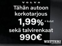 käytetty Volvo V90 T6 AWD Long Range Plus Dark aut - UUSI AUTO HETI AJOON