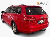 Käytetty VW Golf VII Allstar 110 HP (80 kW) 2017 Punainen Farmari