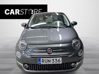 käytetty Fiat 500 1,0 70hv Hybrid MT Lounge // Aut. ilmastointi / Vakionopeudensäädin / Pysäköintitutka / 2x renkaat //