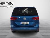 Käytetty VW Touran Edition 150 HP (110 kW) 2017 Sininen Tila-auto
