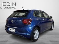 Käytetty VW Polo Comfortline 95 HP (69 kW) 2018 Sininen Viistoperä