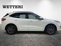 käytetty Ford Kuga 2,5 Hybrid (HEV) 190hv CVT AWD ST-Line X 5-ovinen / Tehdastakuu / ALV / Lämmitettävä tuulilasi ja ohjauspyörä / Sähkösäätöinen penkki / Navigointi / Mukautuva vakionopeussäädin / Peruutuskamera ja tut