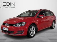 Käytetty VW Golf VII Allstar 110 HP (80 kW) 2016 Punainen Farmari