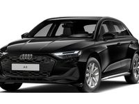 Uusi Audi A3 Sportback Advanced 114 HP (83 kW) 2025 Musta Viistoperä
